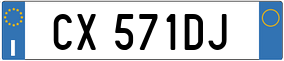 Truck License Plate